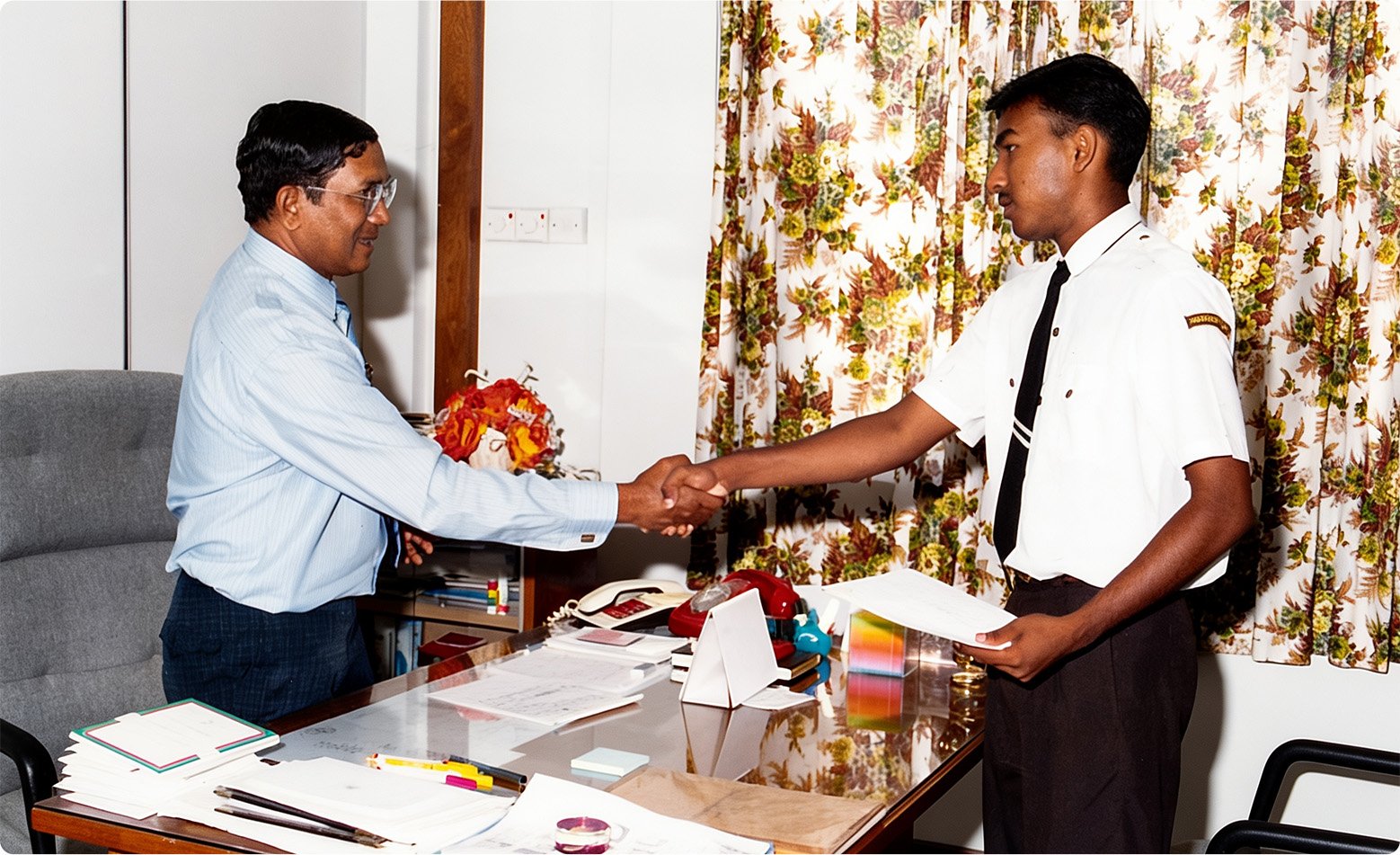 Rank conferment of Ibrahim Ashraf, 1989
