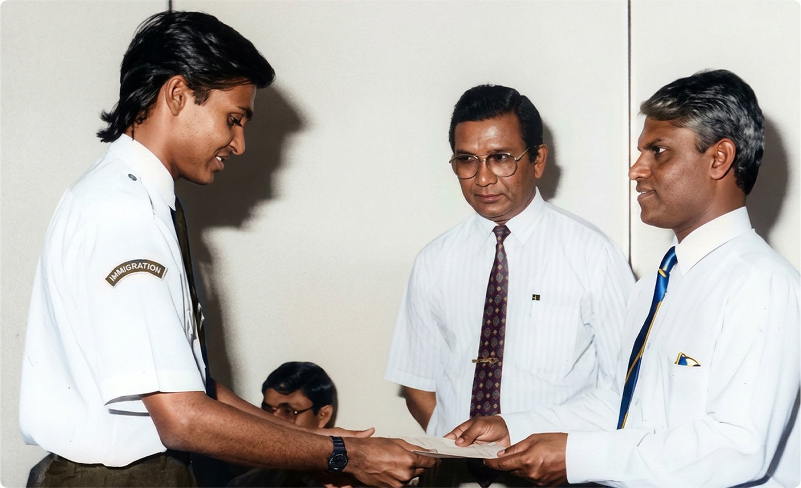 Rank conferment of Abdul Rasheed Ali, 1991