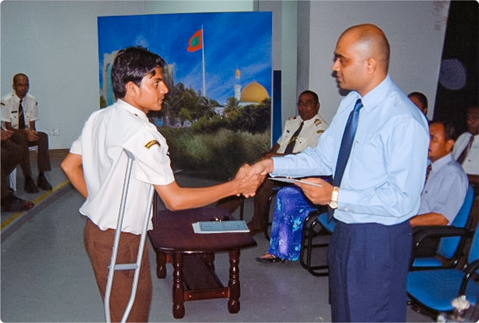 Rank promotion of Officer Adam Hassan, 2004