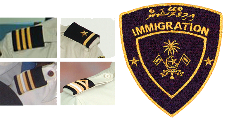 Immigration shoulder patch