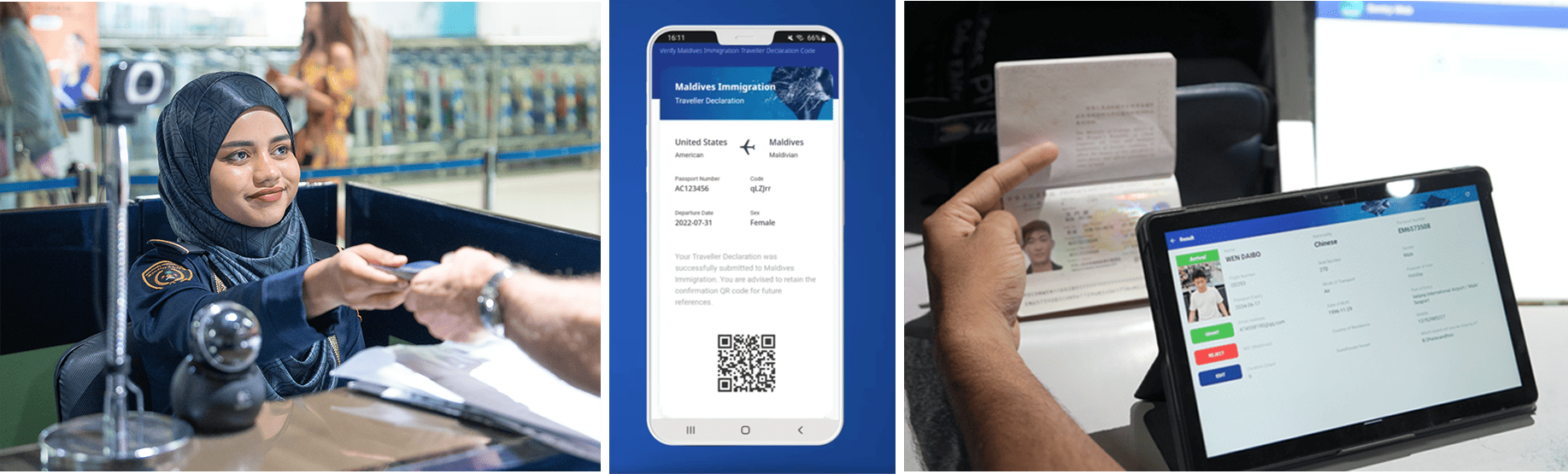 The IMUGA portal on a phone and tablet