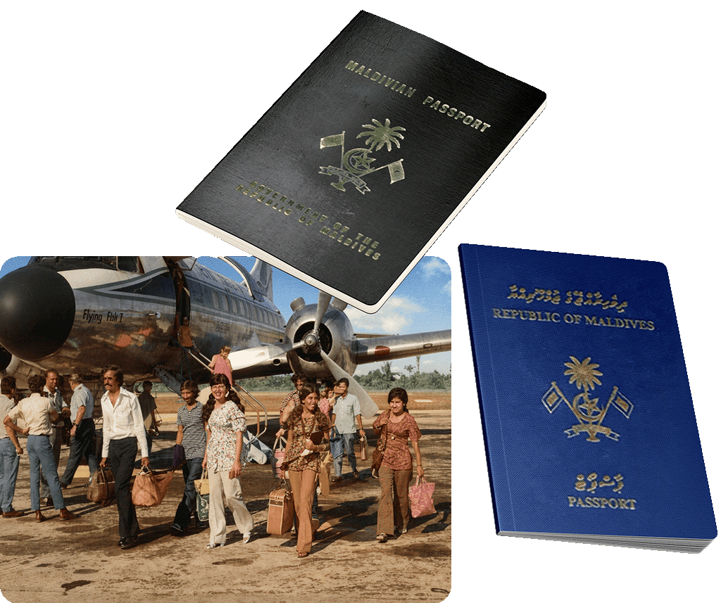 The first A Series passport and 1970s travellers