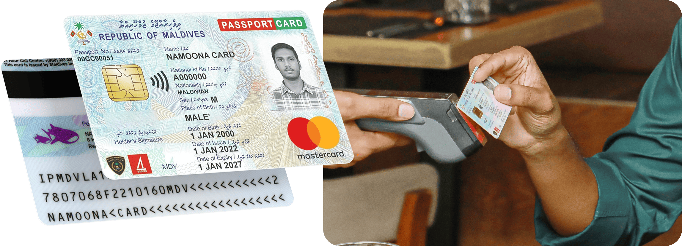 The Maldives Passport Card