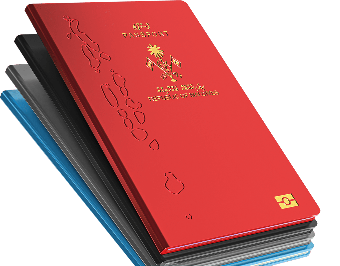 The second generation red electronic passport