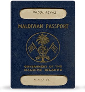 First Post-Independence Maldivian Passport