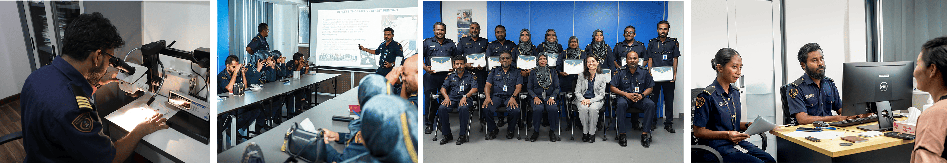 Officer training and international collaboration
