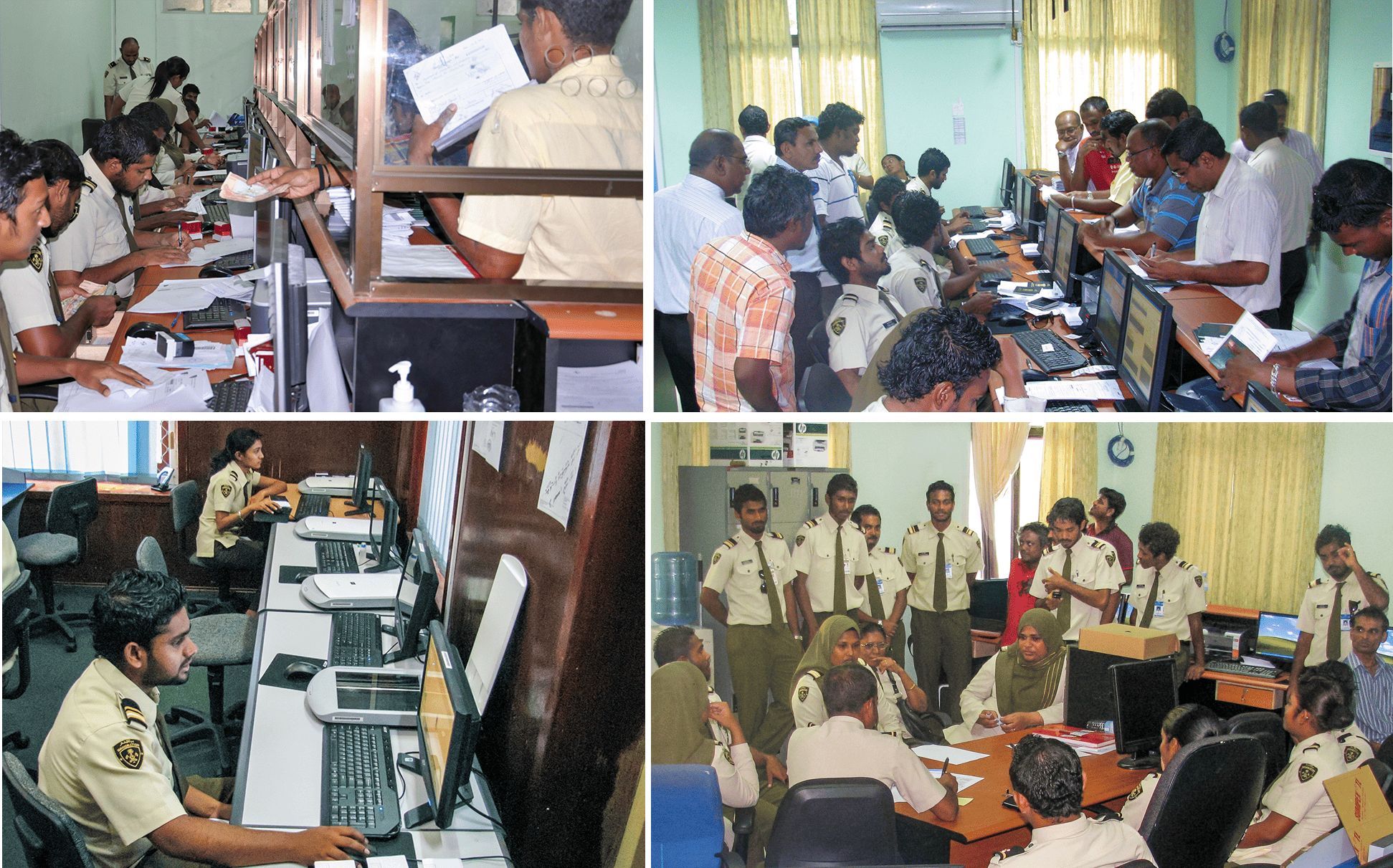Officers processing visas under the new legal framework